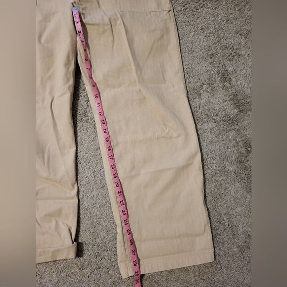 Men's Khaki Beige Cotton Workwear Casual Pants W38 Regular UK38 Spring NWT - Picture 3 of 6